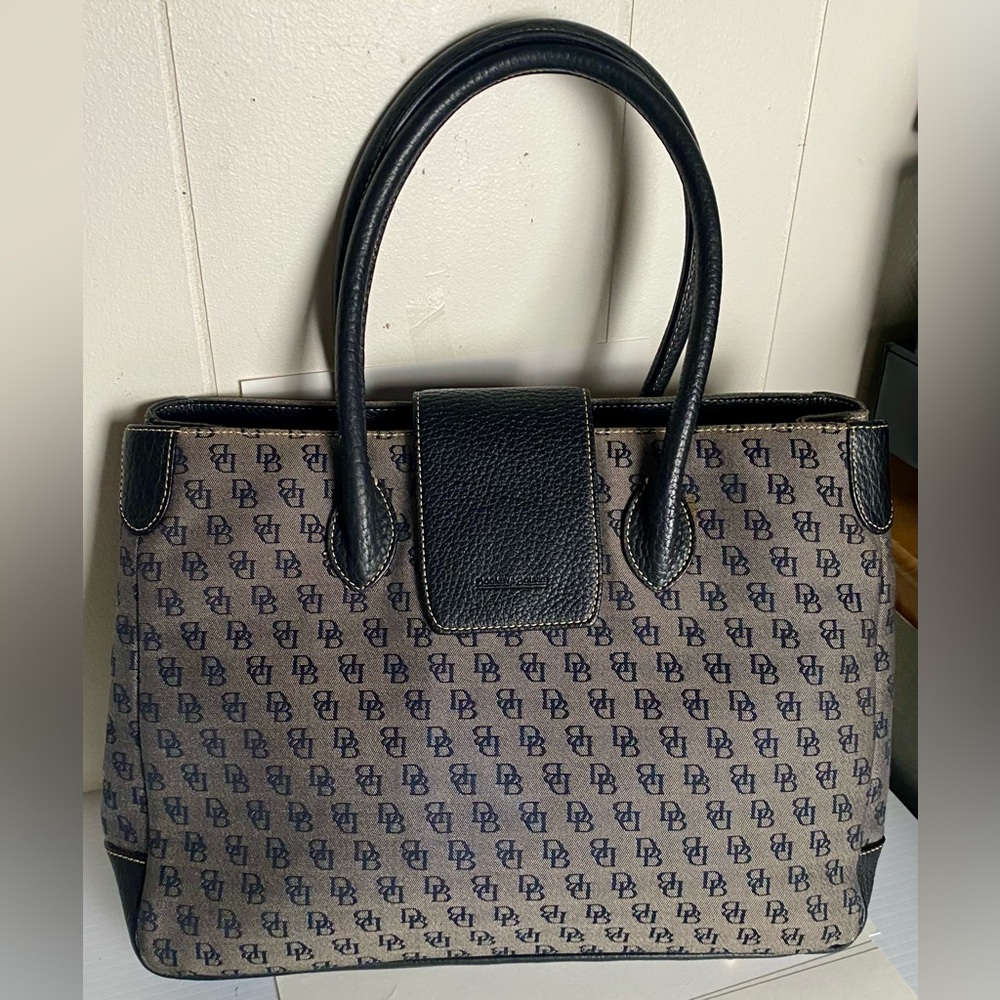 Dooney & Bourke Black and Gray Tote Bag